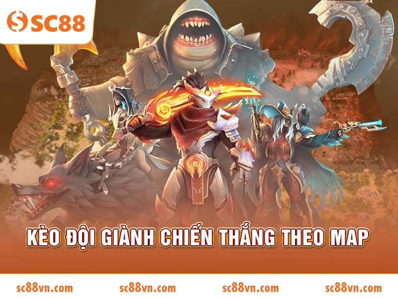 Kèo đội giành chiến thắng theo map